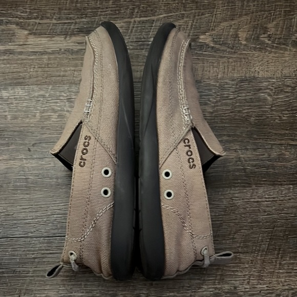 Crocs Canvas Loafers men’s size 9 - Picture 6 of 10
